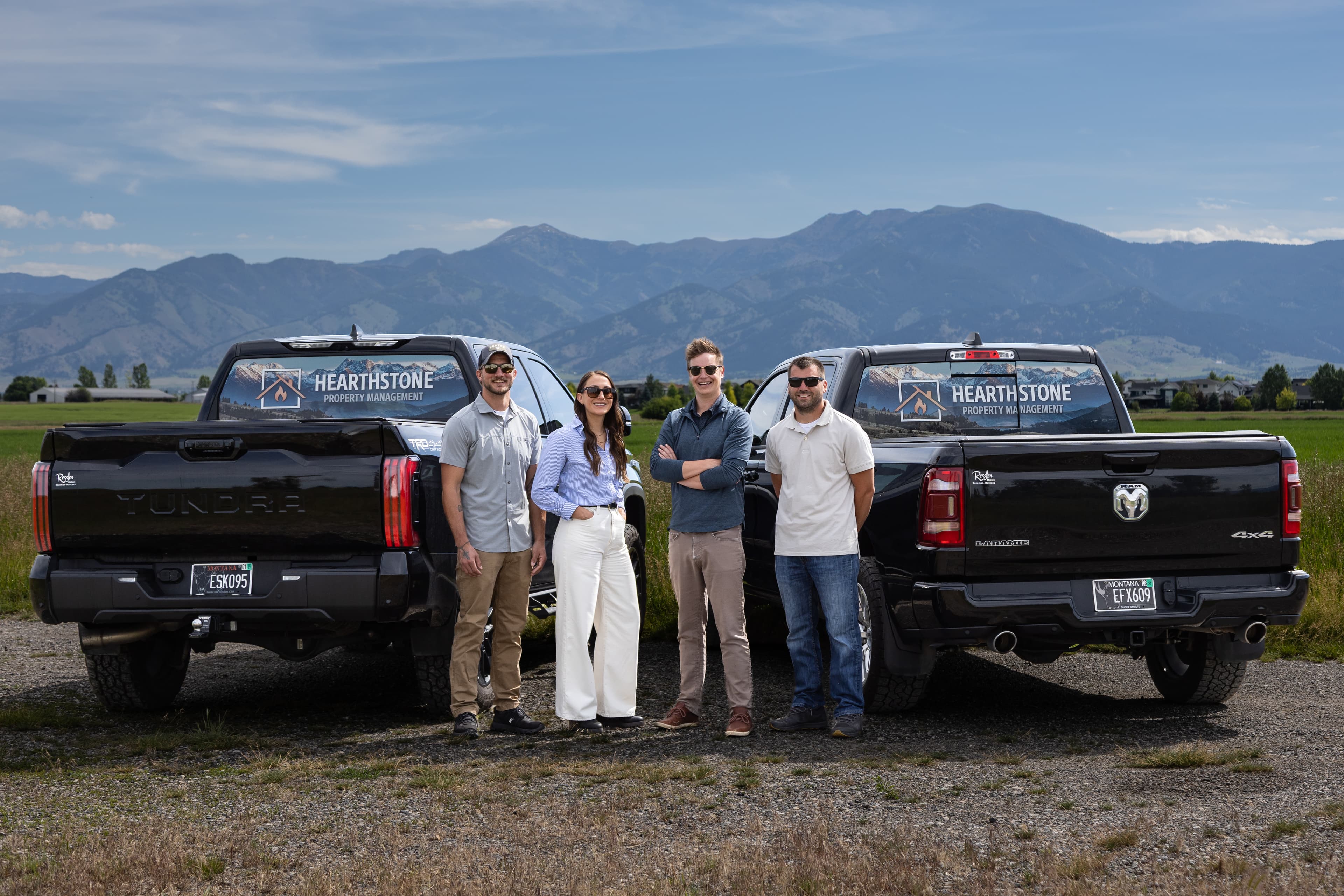 The Hearthstone Management team in the Gallatin Valley